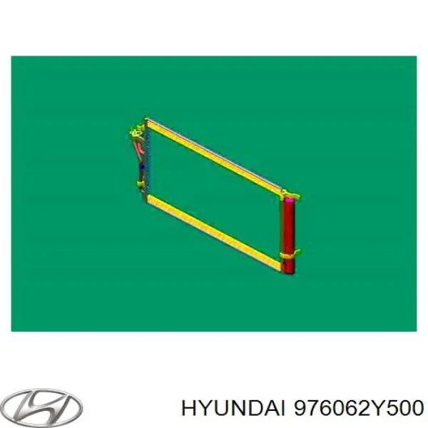 Compre 976062Y500 Hyundai/Kia Radiador de aparelho de ar condicionado