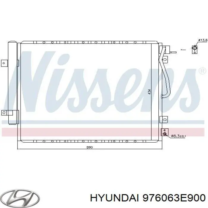 Radiador de aparelho de ar condicionado Hyundai/Kia 976063E900 preço, a partir de 101,40 USD