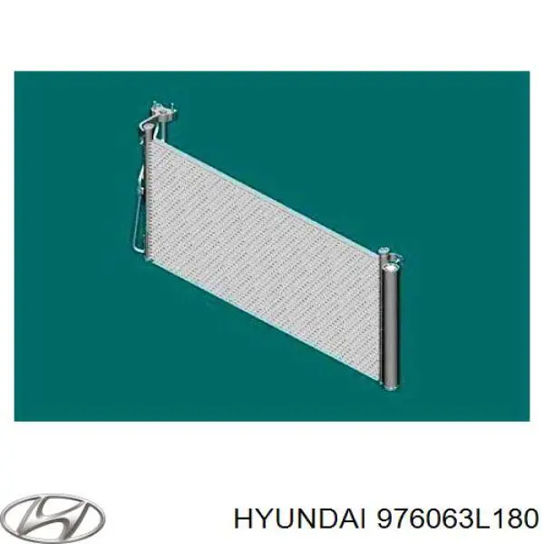 Compre 976063L180 Hyundai/Kia Radiador de aparelho de ar condicionado