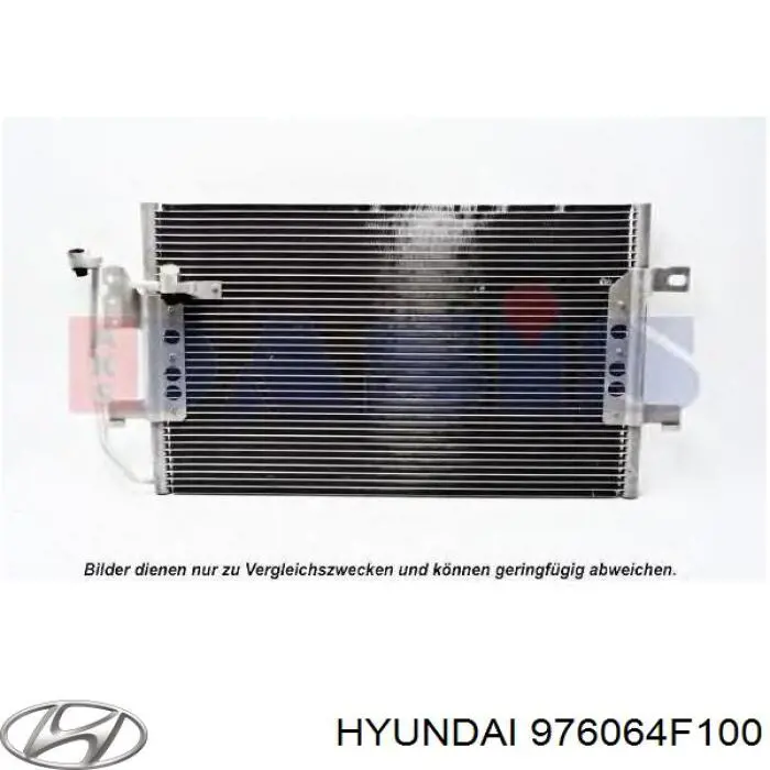 976064F100 Hyundai/Kia Radiador de aparelho de ar condicionado