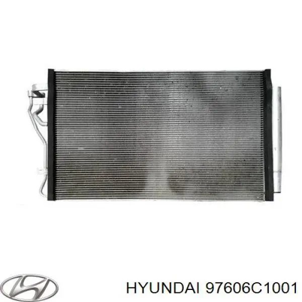 97606C1001 Hyundai/Kia Radiador de aparelho de ar condicionado