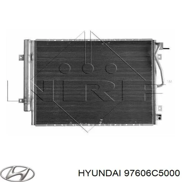 Compre 97606C5000 Hyundai/Kia Radiador de aparelho de ar condicionado
