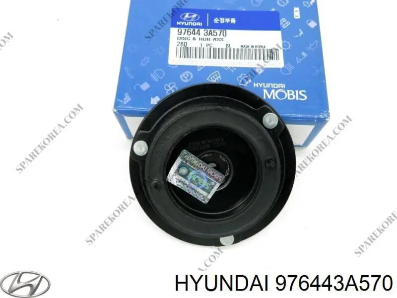 Acoplamento (bobina magnética) do compressor de aparelho de ar condicionado Hyundai/Kia 976443A570 preço, a partir de 21,95 USD