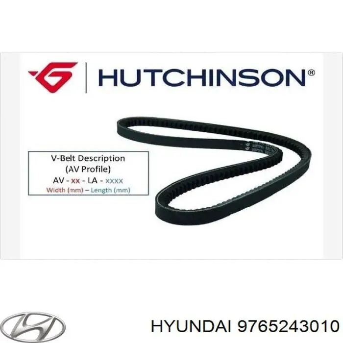 Compre 9765243010 Hyundai/Kia Correia dos conjuntos de transmissão