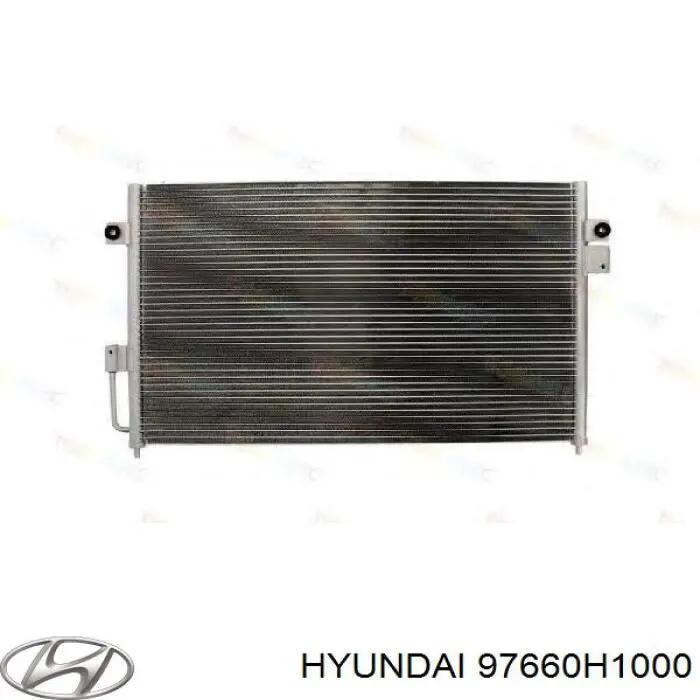 97660H1000 Hyundai/Kia Radiador de aparelho de ar condicionado