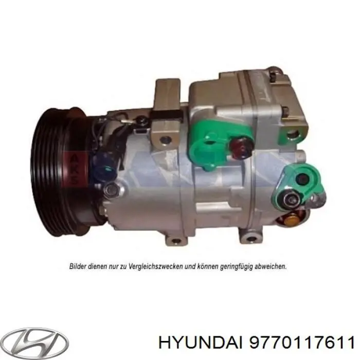 9770117611 Hyundai/Kia Compressor de aparelho de ar condicionado