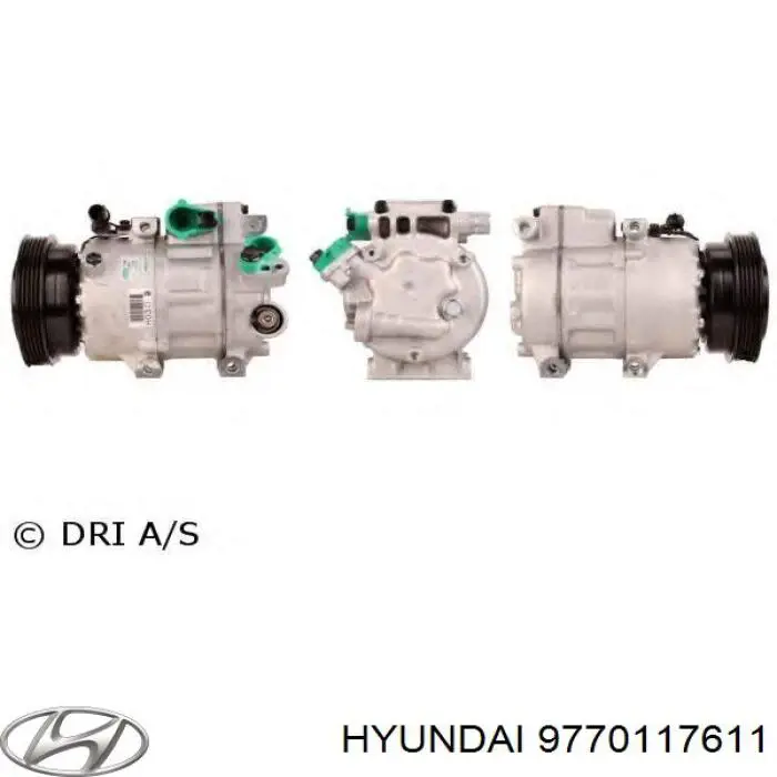 Compressor de aparelho de ar condicionado Hyundai/Kia 9770117611 preço, a partir de 143,02 USD