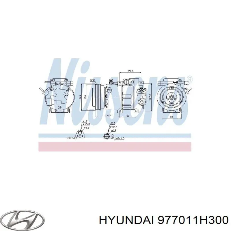 Compressor de aparelho de ar condicionado Hyundai/Kia 977011H300 preço, a partir de 292,97 USD