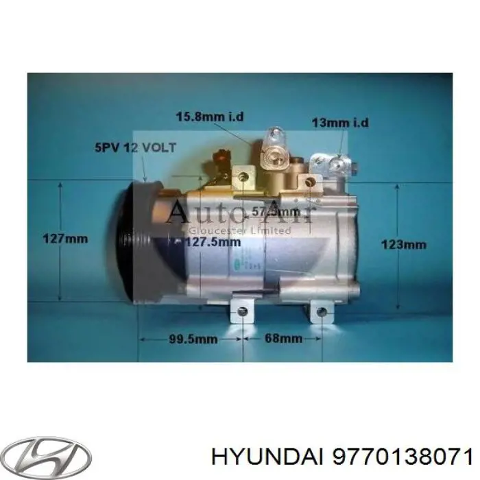 Compre 9770138071 Hyundai/Kia Compressor de aparelho de ar condicionado