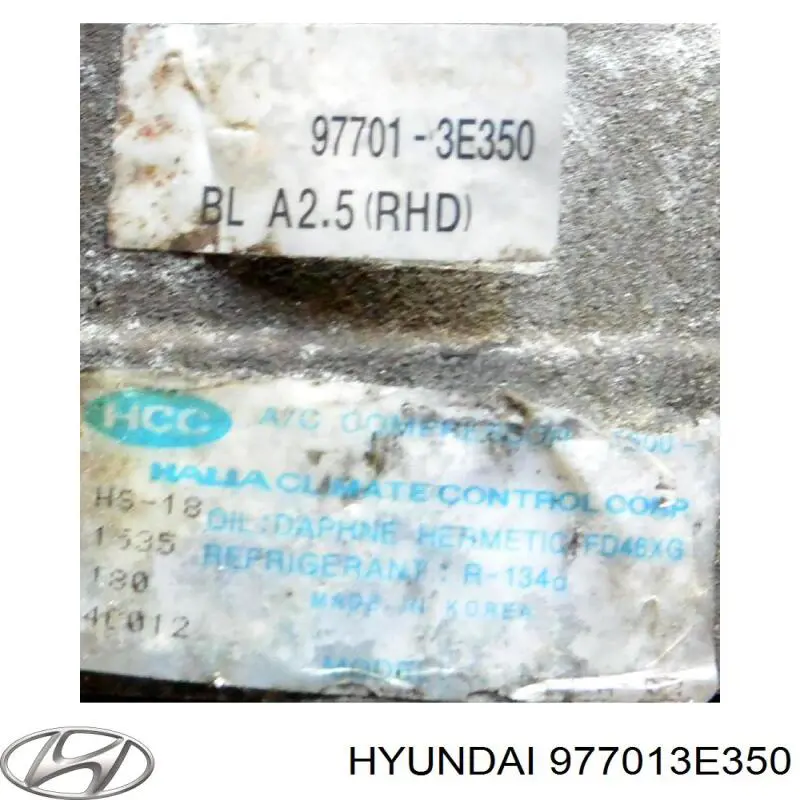 Compressor de aparelho de ar condicionado Hyundai/Kia 977013E350 preço, a partir de 125,99 USD