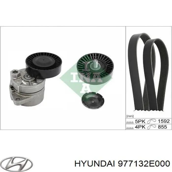 Correia dos conjuntos de transmissão Hyundai/Kia 977132E000 preço, a partir de 5,99 USD