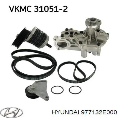 977132E000 Hyundai/Kia Correia dos conjuntos de transmissão