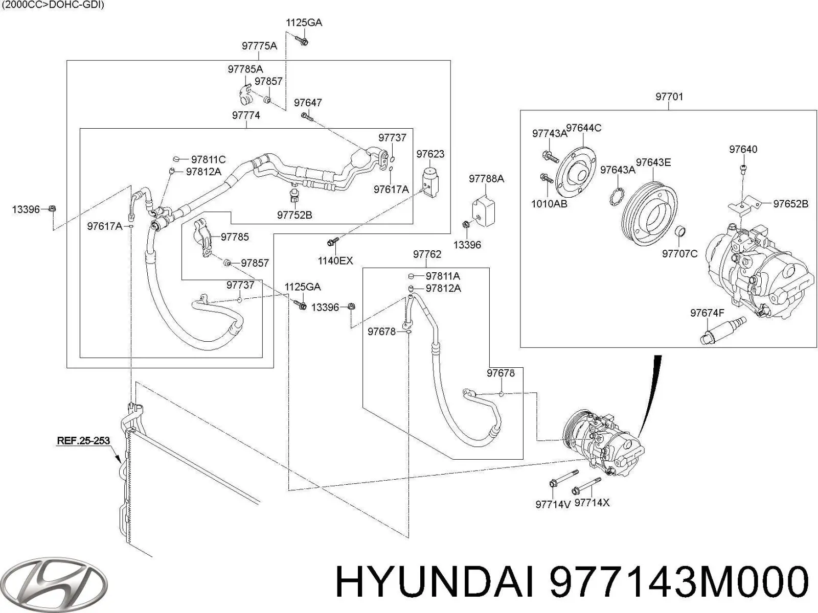  Hyundai/Kia 977143M000 preço, a partir de  