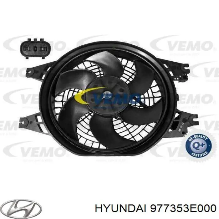 977353E000 Hyundai/Kia Difusor do radiador de aparelho de ar condicionado