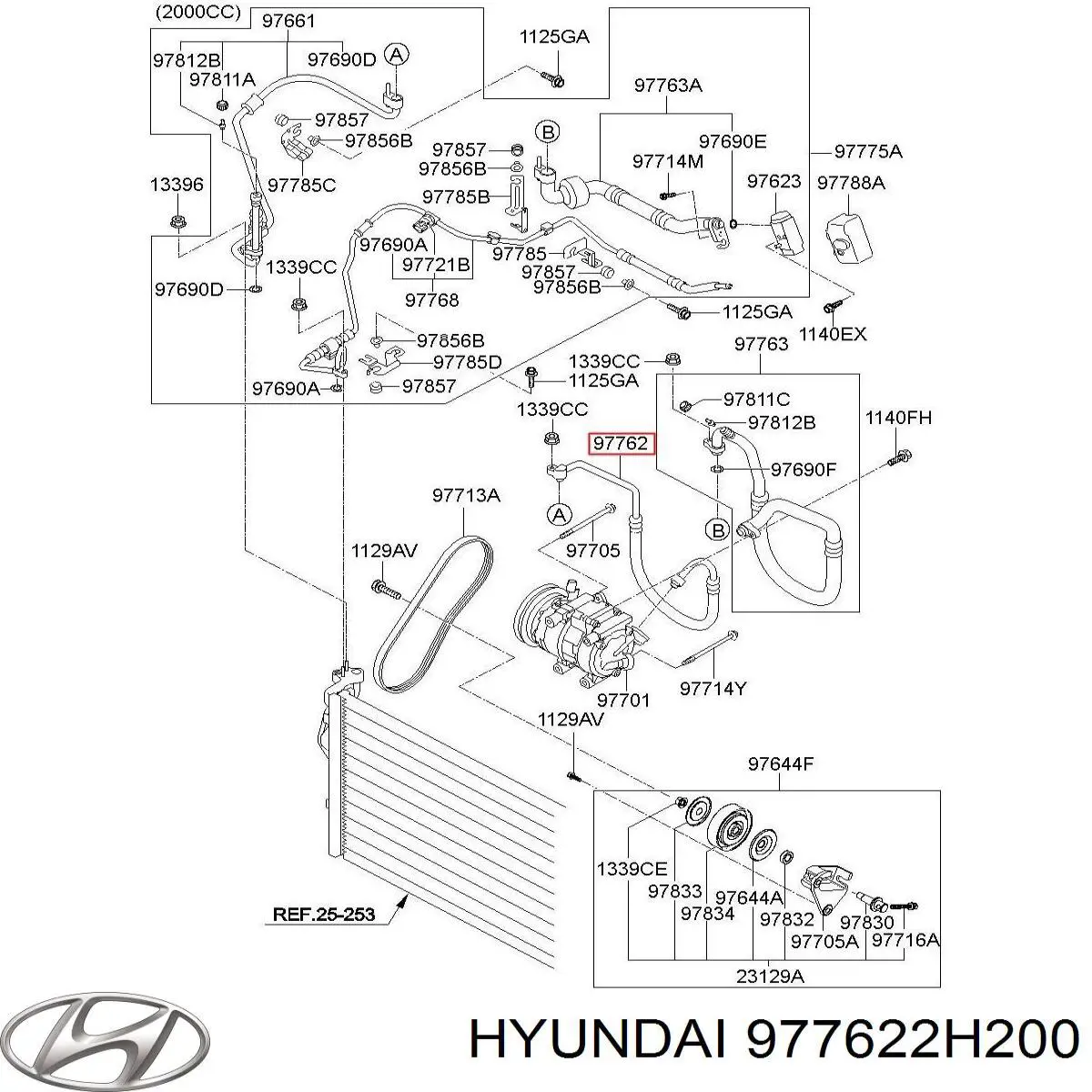  Hyundai/Kia 977622H200 preço, a partir de 76,62 USD