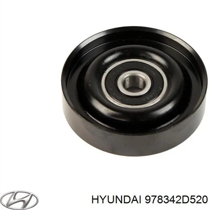 978342D520 Hyundai/Kia Rolo de reguladora de tensão da correia de transmissão