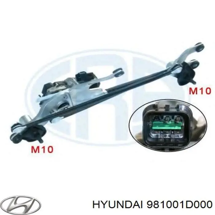 Trapézio de limpador pára-brisas Hyundai/Kia 981001D000 preço, a partir de 95,34 USD