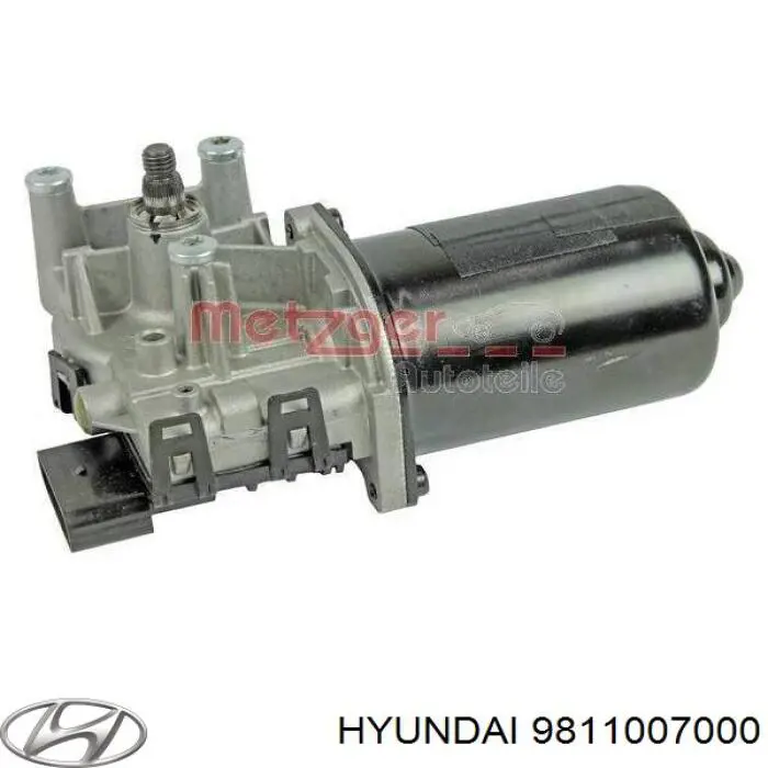 Motor de limpador pára-brisas do pára-brisas Hyundai/Kia 9811007000 preço, a partir de 81,72 USD