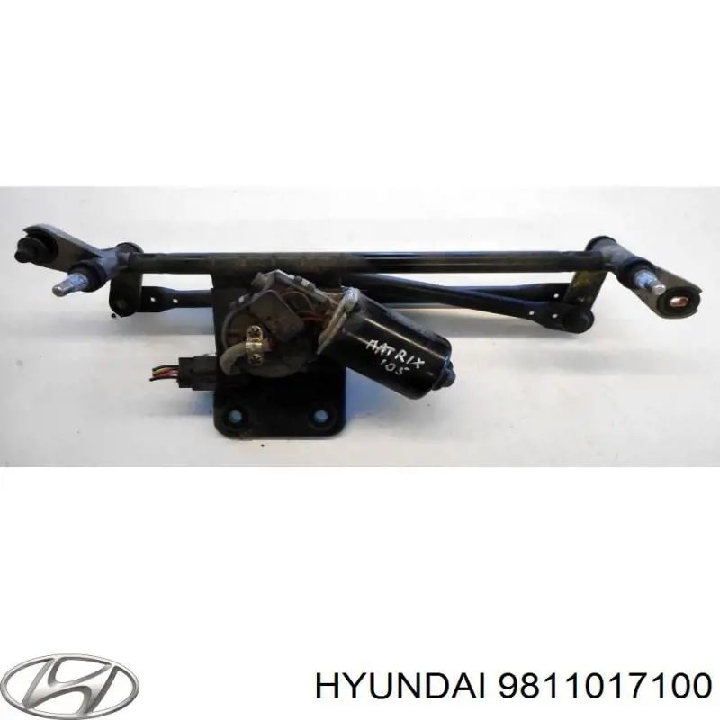 9811017100 Hyundai/Kia Motor de limpador pára-brisas do pára-brisas