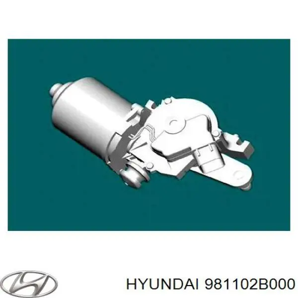 981102B000 Hyundai/Kia Motor de limpador pára-brisas do pára-brisas