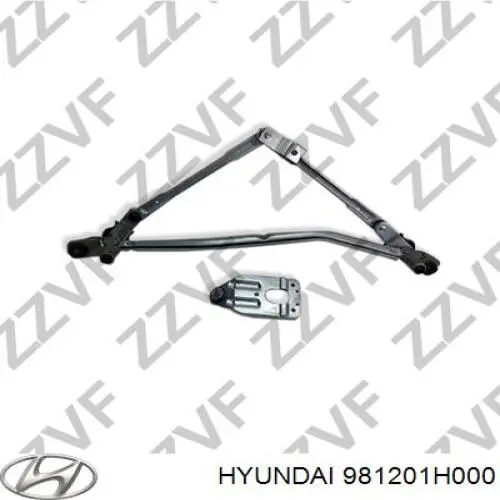 Trapézio de limpador pára-brisas Hyundai/Kia 981201H000 preço, a partir de 54,00 USD