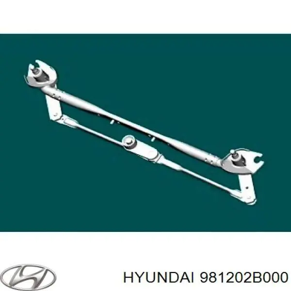 981202B000 Hyundai/Kia Trapézio de limpador pára-brisas