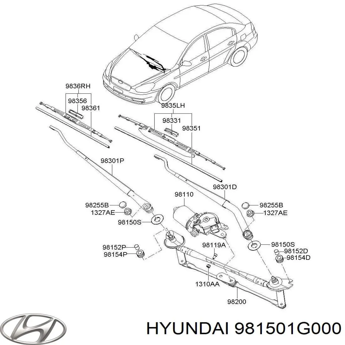 981501G000 Hyundai/Kia 