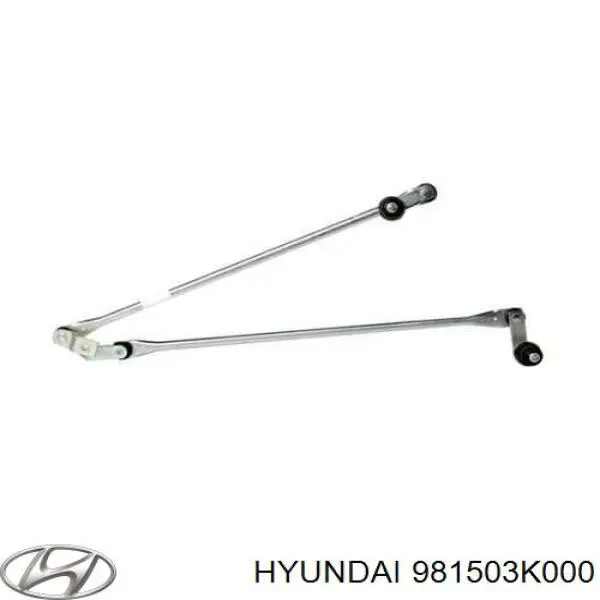 Trapézio de limpador pára-brisas para Hyundai Sonata V NF