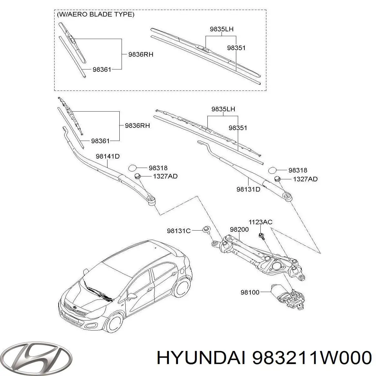 983211W000 Hyundai/Kia 