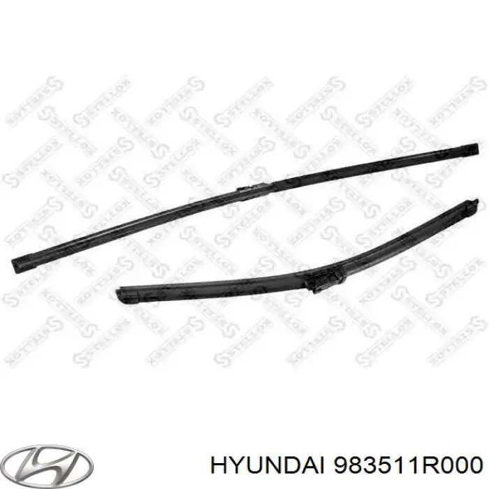 983511R000 Hyundai/Kia Elástico da escova de limpador pára-brisas de condutor