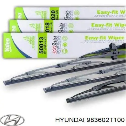 Limpa-pára-brisas do pára-brisas de passageiro Hyundai/Kia 983602T100 preço, a partir de 39,50 USD