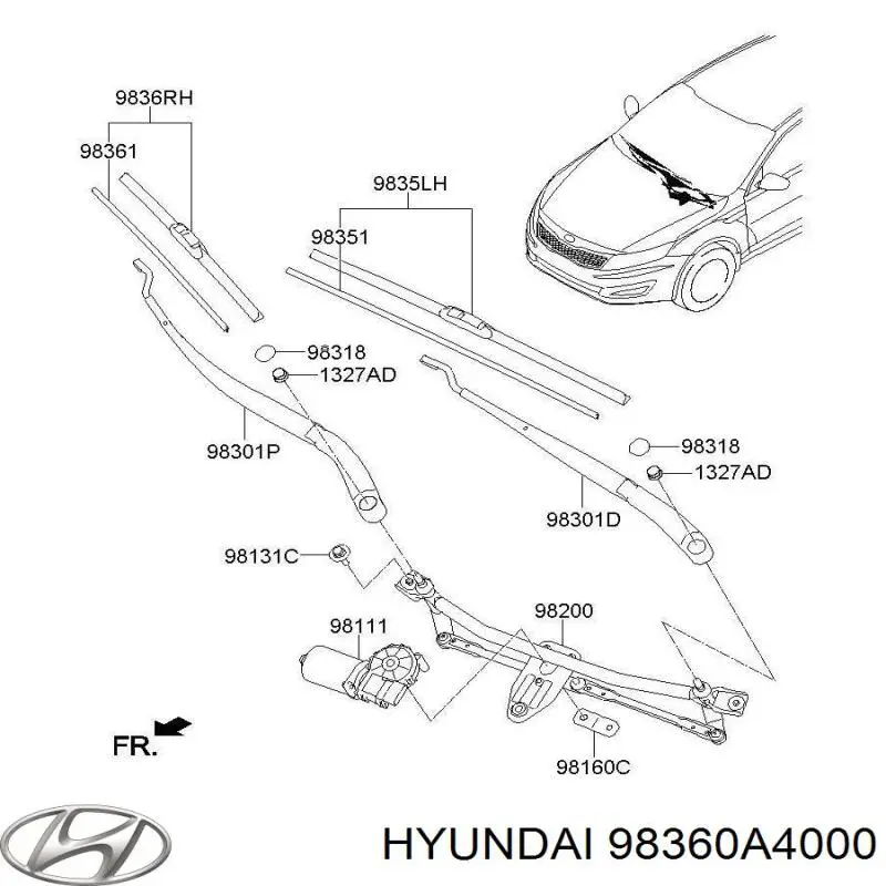Compre 98360A4000 Hyundai/Kia 