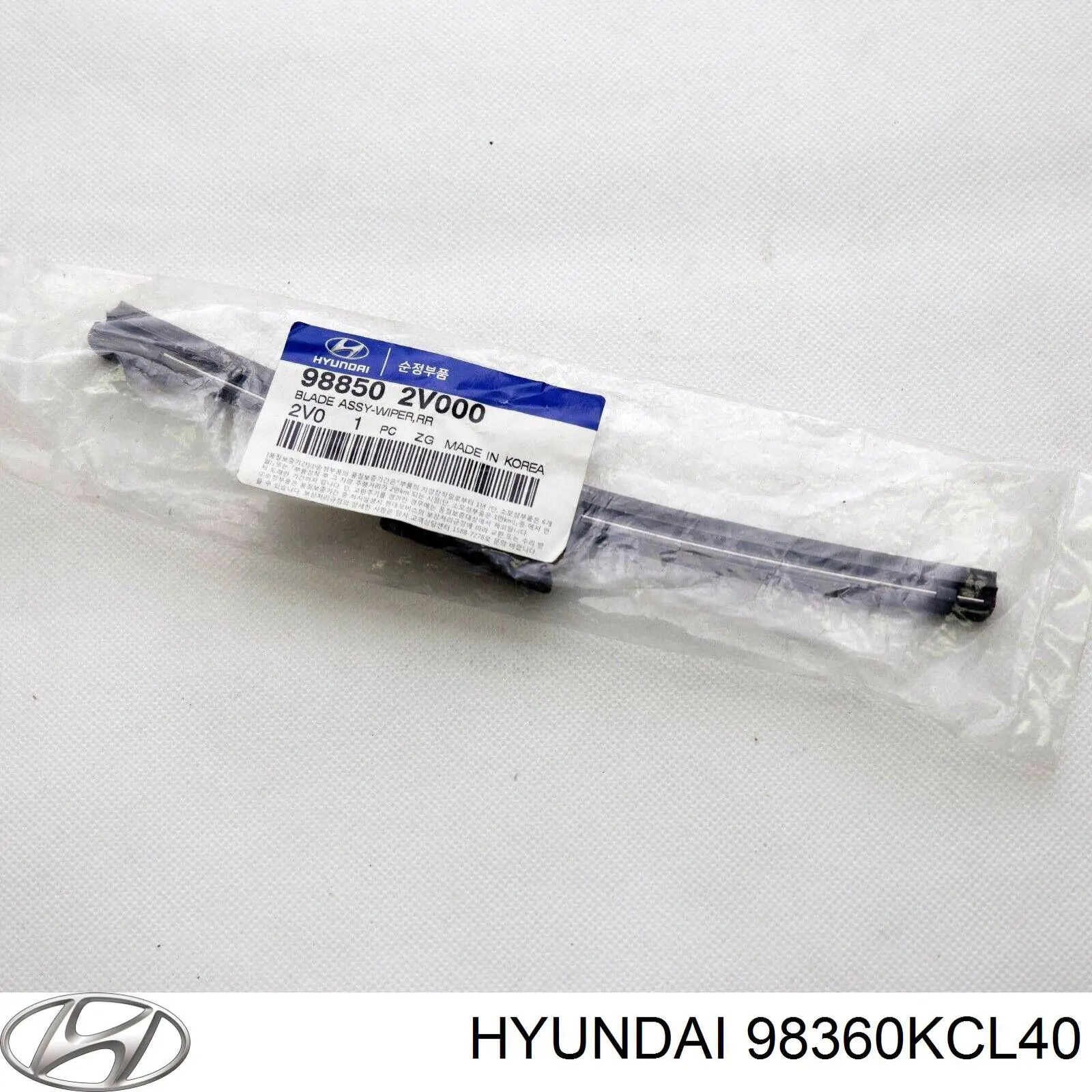 Limpa-pára-brisas do pára-brisas de passageiro Hyundai/Kia 98360KCL40 preço, a partir de 7,82 USD