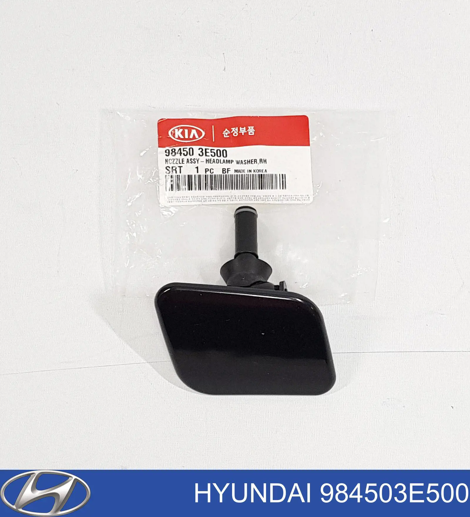 984503E500 Hyundai/Kia Injetor de fluido para lavador da luz dianteira direita