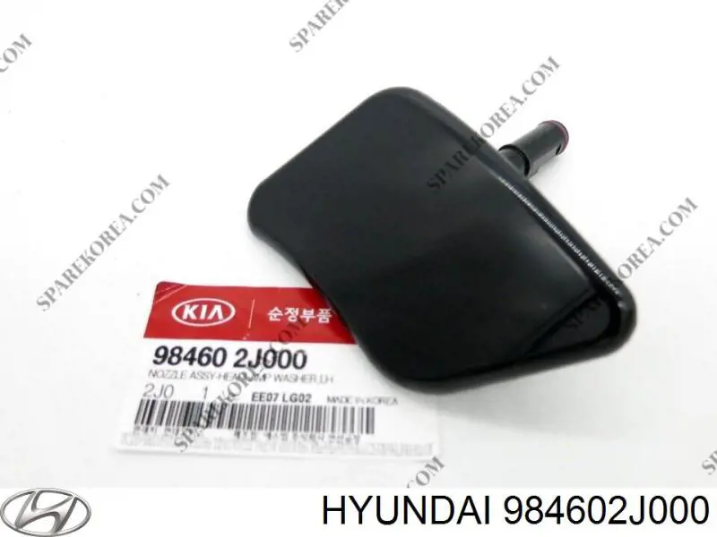 984602J000 Hyundai/Kia Injetor de fluido para lavador da luz dianteira esquerda