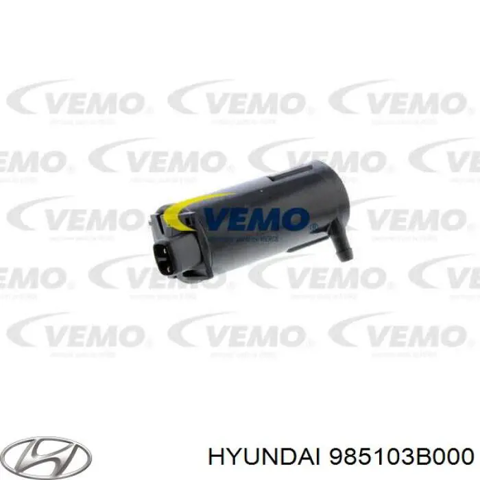 Compre 985103B000 Hyundai/Kia Bomba de motor de fluido para lavador de vidro dianteiro