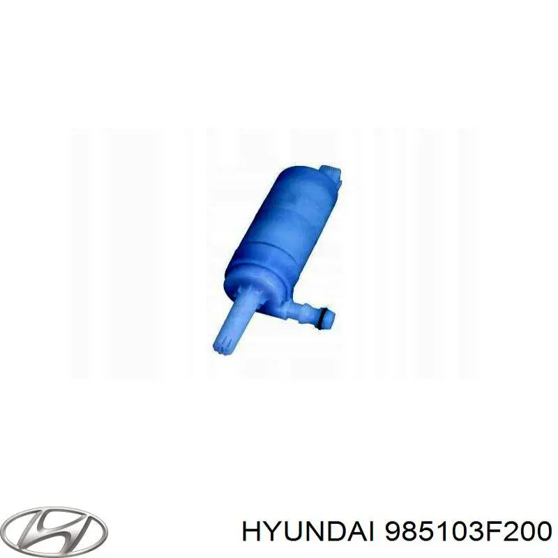 Bomba do motor de fluido para lavador das luzes Hyundai/Kia 985103F200 preço, a partir de 29,08 USD