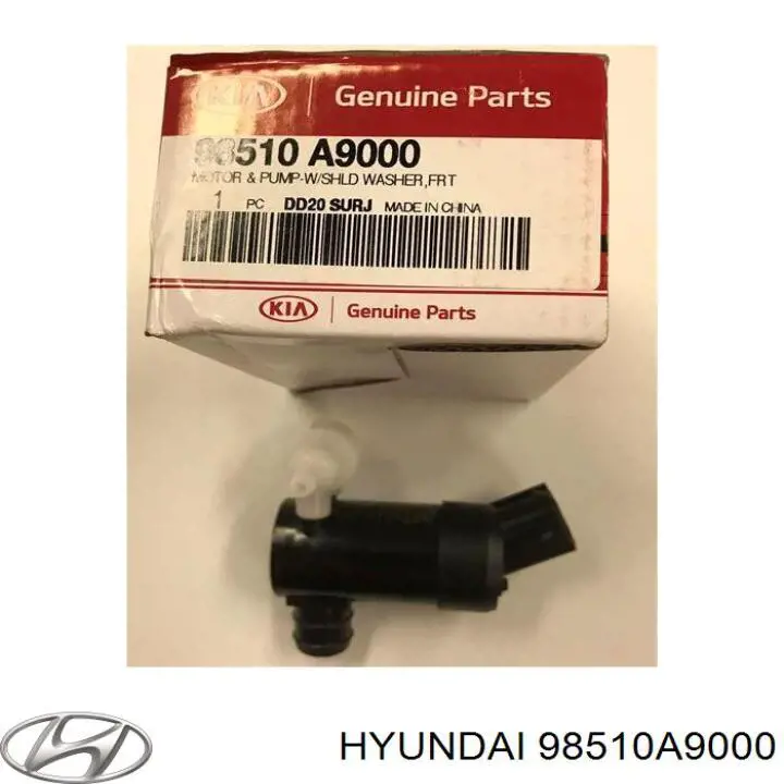 Bomba de motor de fluido para lavador de vidro dianteiro Hyundai/Kia 98510A9000 preço, a partir de 37,21 USD