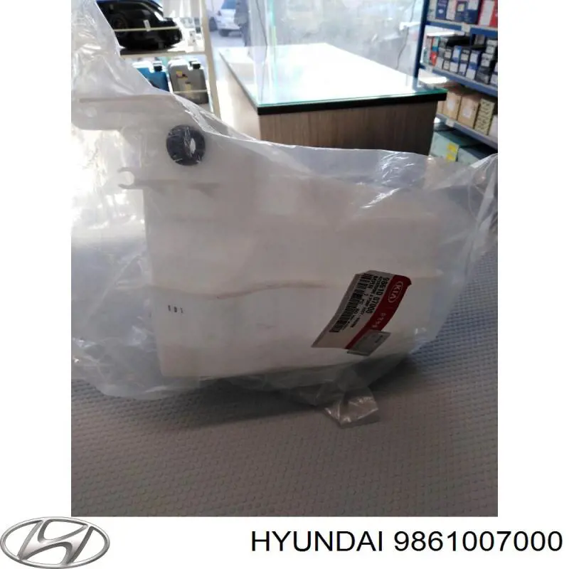9861007000 Hyundai/Kia Tanque de fluido para lavador de vidro