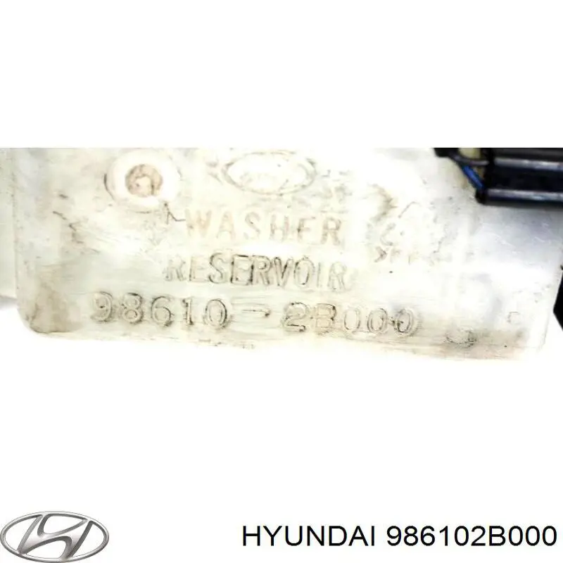 Tanque de fluido para lavador de vidro 986102B000 Hyundai/Kia