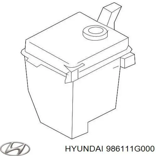 Tanque de fluido para lavador de vidro Hyundai/Kia 986201G000 preço, a partir de 27,67 USD
