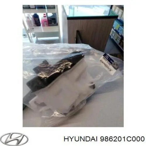 986201C000 Hyundai/Kia Tanque de fluido para lavador de vidro