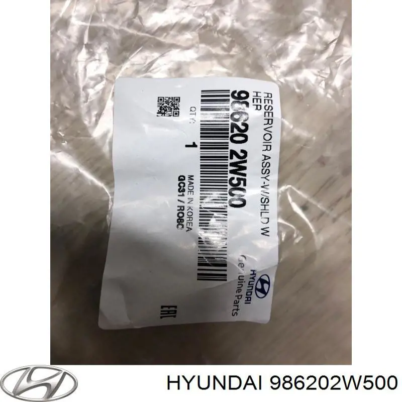 Tanque de fluido para lavador de vidro Hyundai/Kia 986202W500 preço, a partir de 115,34 USD