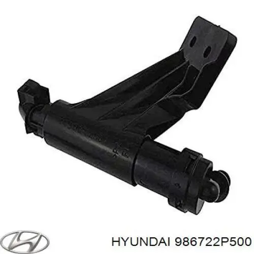986722P500 Hyundai/Kia Injetor de fluido para lavador da luz dianteira direita