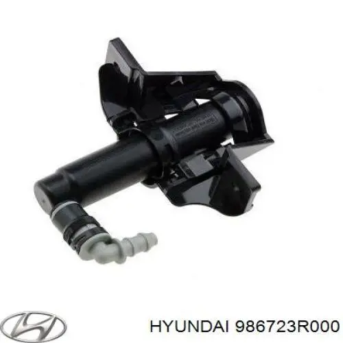 Suporte do injetor de fluido para lavador das luzes (cilindro de elevação) 986723R000 Hyundai/Kia