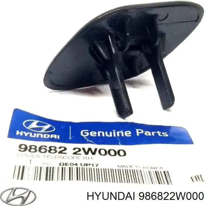 Placa sobreposta do injetor de fluido para lavador da luz dianteira Hyundai/Kia 986822W000 preço, a partir de 18,30 USD