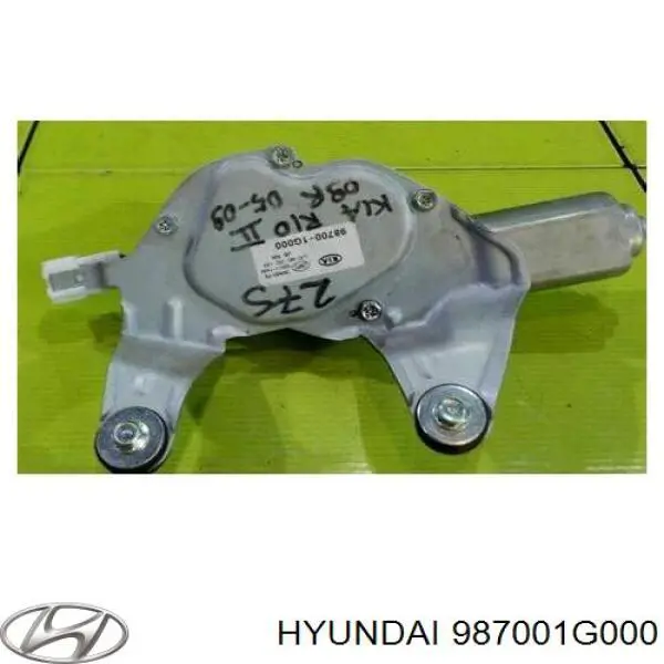 987001G000 Hyundai/Kia Motor de limpador pára-brisas de vidro traseiro