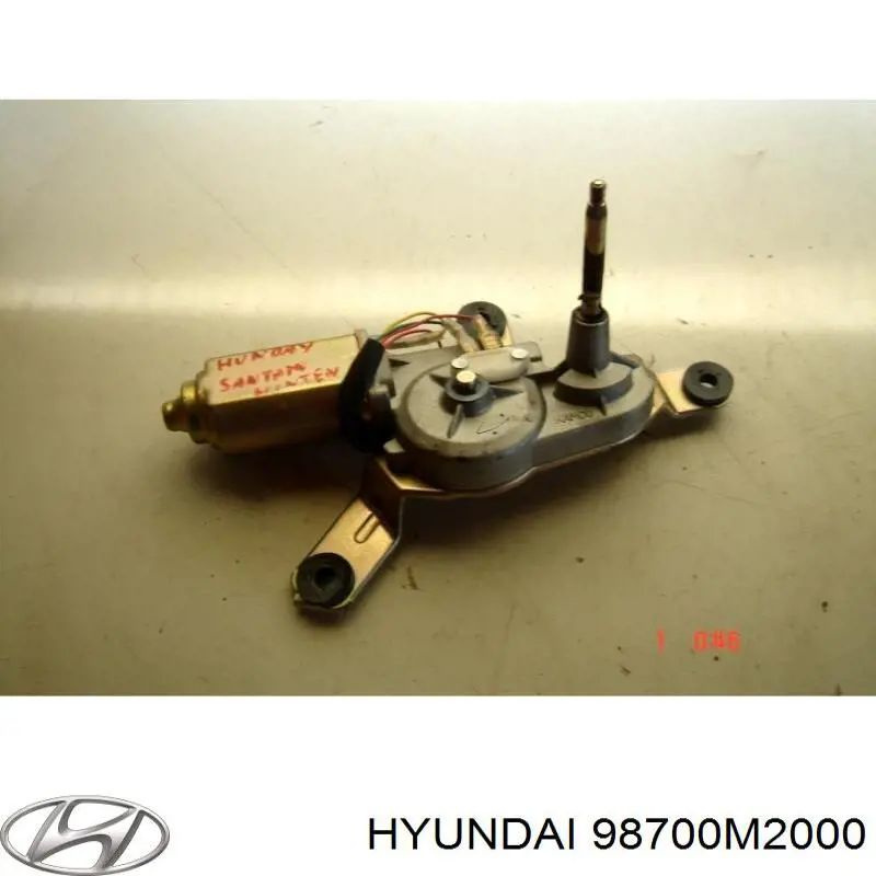 98700M2000 Hyundai/Kia Motor de limpador pára-brisas de vidro traseiro