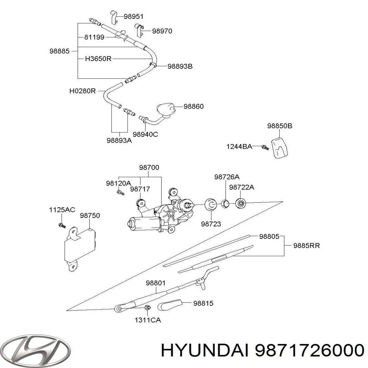  Hyundai/Kia 9871726000 preço, a partir de  