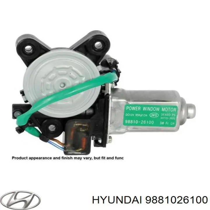 Motor de acionamento de vidro da porta dianteira esquerda Hyundai/Kia 9881026100 preço, a partir de 35,56 USD